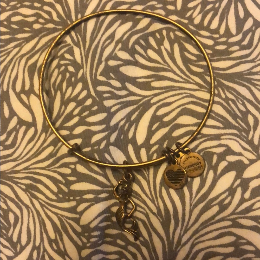 Alex & Ani Mermaid gold bracelet